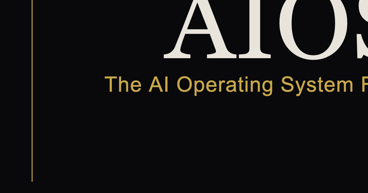 AIOS Institute | The AI Operating Framework for Practical Execution